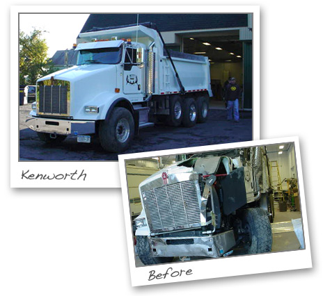 Kenworth repair Frank & Sons Body Works in Scotia, NY
